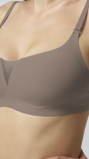 sku: W21-1364-TRS-SY | Brand: Marc Andre  | Size: 36 38 40 42 44  | Colors: Мокко  | Бренды Marc&Andre | Бюстгальтер Нижнее белье Бескаркасный | Title: Бюстгальтер SECOND SKIN