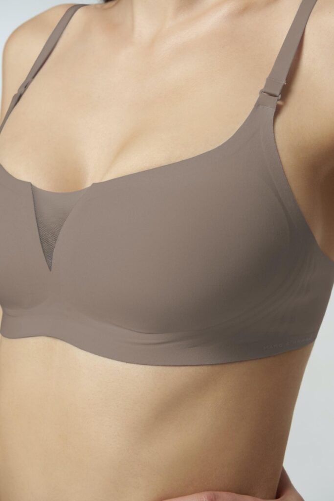 sku: W21-1364-TRS-SY | Brand: Marc Andre  | Size: 36 38 40 42 44  | Colors: Мокко  | Бренды Marc&Andre | Бюстгальтер Нижнее белье Бескаркасный | Title: Бюстгальтер TENDER SKIN
