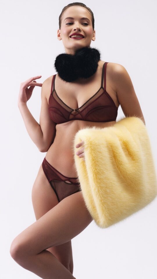 sku: ETTORE | Brand: Icone  | Size: XSmall Small Medium Large  | Colors: Шоколадный/Винный  | Бренды Icone | Бюстгальтер Нижнее белье Бескаркасный | Title: Бюстгальтер ETTORE