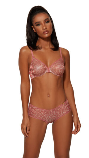 sku: 13101 | Brand: Gossard  | Size: 70 C 70 D 70 E 75 B 75 C 75 D 75 E 80 B 80 C 80 D 80 E  | Colors: Леопард  | Бренды Gossard | Бюстгальтер Нижнее белье Мягкая чашка | Title: Бюстгальтер GLOSSIES LEOPARD