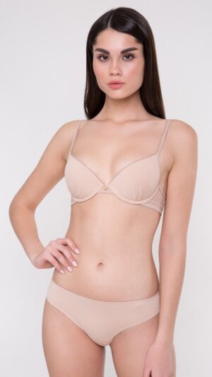 sku: 28055 | Brand: Rose&Petal  | Size: 70 A 70 B 70 C 70 D 75 A 75 B 75 C 75 D 80 A 80 B 80 C 80 D 85 A 85 B 85 C 85 D  | Colors: Телесный  | Бренды Rose&Petal | Бюстгальтер Нижнее белье Пуш-ап | Title: Бюстгальтер LA VOILA