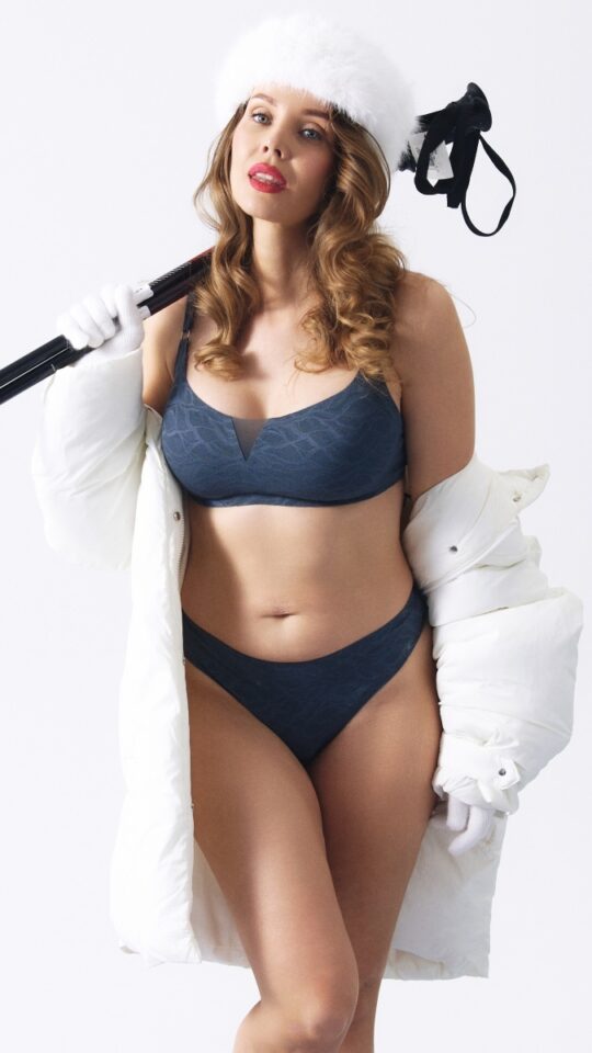 sku: W24-1264-01-TRS-SY | Brand: Marc Andre  | Size: 36 38 40 42 44  | Colors: Серый  | Бренды Marc&Andre | Бюстгальтер Нижнее белье Бескаркасный | Title: Бюстгальтер LACY SKIN