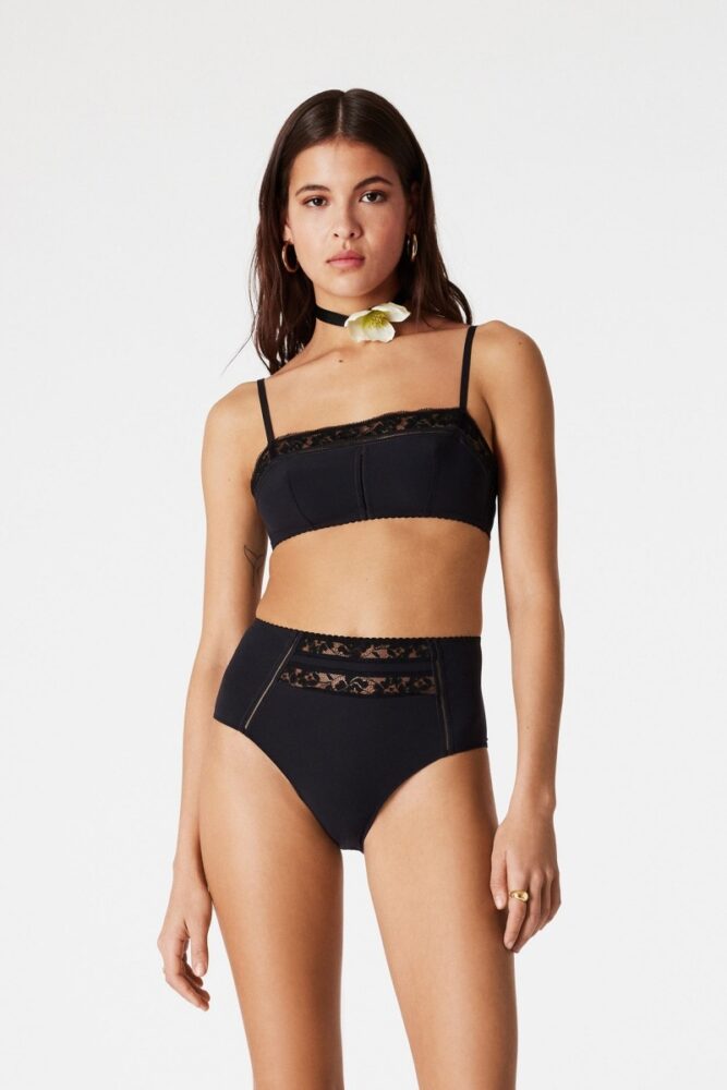 sku: Бюстгальтер RACHEL | Brand: Icone  | Size: Small Medium Large  | Colors: Черный  | Бренды Icone | Бюстгальтер Нижнее белье Бескаркасный | Title: Бюстгальтер RACHEL