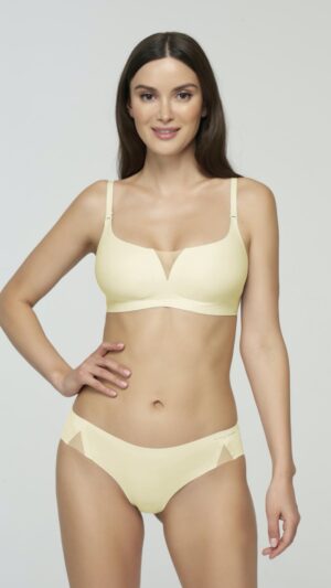 sku: W22-1264-TRS-SY | Brand: Marc Andre  | Size: 36 38 40 42 44  | Colors: Ваниль  | Бренды Marc&Andre | Бюстгальтер Нижнее белье Бескаркасный | Title: Бюстгальтер SECOND SKIN