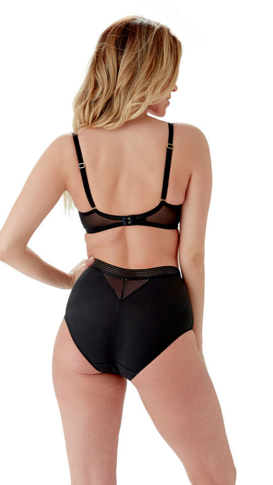 sku: 18825 | Brand: Gossard  | Size: 70 B 70 C 70 D 70 E 75 B 75 C 75 D 75 E 80 B 80 C 80 D 80 E  | Colors: Черный  | Бренды Gossard | Бюстгальтер Нижнее белье Мягкая чашка | Title: Бюстгальтер SHEER STRIPE