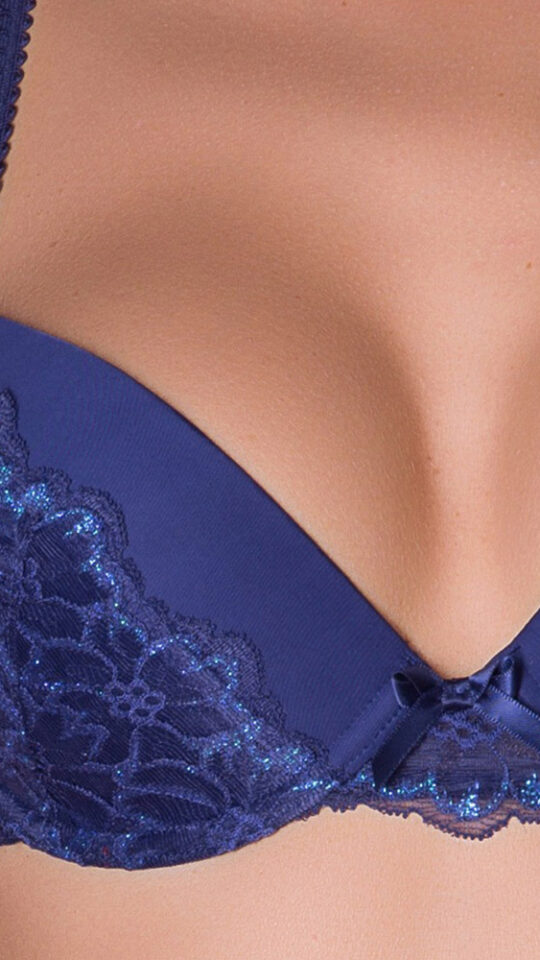 sku: 23795 | Brand: Variance  | Size: 75 C 80 B 80 C  | Colors: Темно-синий  | Бренды Variance | Бюстгальтер Нижнее белье Балконет | Title: Балконет PRODIGIEUSE формованная чашка