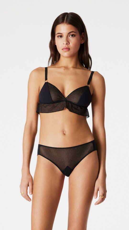 sku: Бюстгальтер VASCO | Brand: Icone  | Size: Small Medium Large  | Colors: Черный  | Бренды Icone | Бюстгальтер Нижнее белье Бескаркасный | Title: Бюстгальтер VASCO