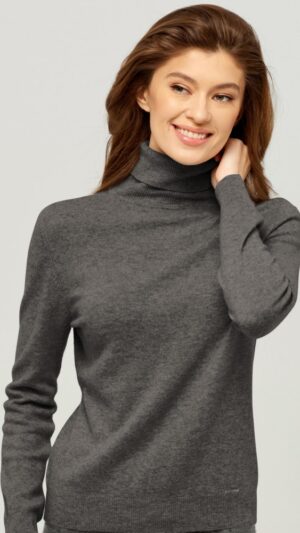 sku: W21-00CH418 | Brand: Marc Andre  | Size: 36 38 40 42  | Colors: Серый  | Бренды Marc&Andre | Кашемир Джемперы | Title: Джемпер CASHMERE BLEND