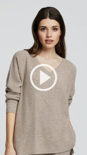 sku: W23-00CH0616 | Brand: Marc Andre  | Size: 36 38 40 42 44 46  | Colors: Коричневый  | Бренды Marc&Andre | Кашемир Джемперы | Title: Джемпер ELEGANT CONTUR