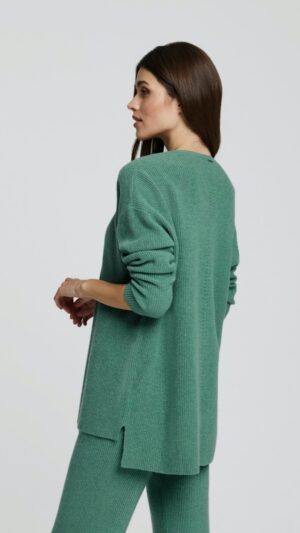 sku: W23-00CH0416 | Brand: Marc Andre  | Size: 36 38 40 42 44 46  | Colors: Зеленый  | Бренды Marc&Andre | Кашемир Джемперы | Title: Джемпер ELEGANT CONTUR