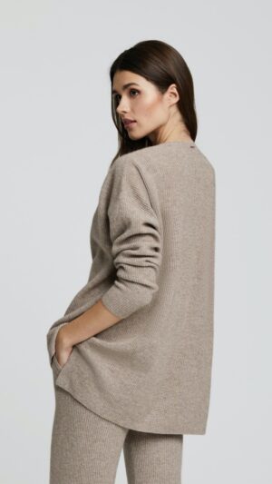 sku: W23-00CH0616 | Brand: Marc Andre  | Size: 36 38 40 42 44 46  | Colors: Коричневый  | Бренды Marc&Andre | Кашемир Джемперы | Title: Джемпер ELEGANT CONTUR