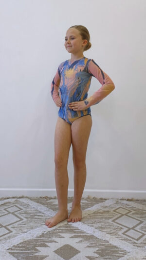 sku: 19002451 | Brand: RoDaSoleil  | Size: 104 110 116 122 128 134 140 146  | Colors: Голубой  | Бренды RoDaSoleil | Детские купальники | Title: Футболка МЕДУЗА