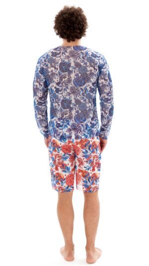 sku: 23003340 | Brand: Roda Soleil  | Size: XSmall Small Medium Large XLarge XXLarge  | Colors: Синий  | Бренды RoDa Soleil | Пляжная одежда | Title: Футболка ГРАНАТЫ СИНИЕ