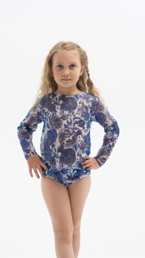sku: 23002440 | Brand: Roda Soleil  | Size: 104 110 116 122 128 134 140 146  | Colors: Синий  | Бренды RoDa Soleil | Детские купальники | Title: Футболка ГРАНАТЫ СИНИЕ