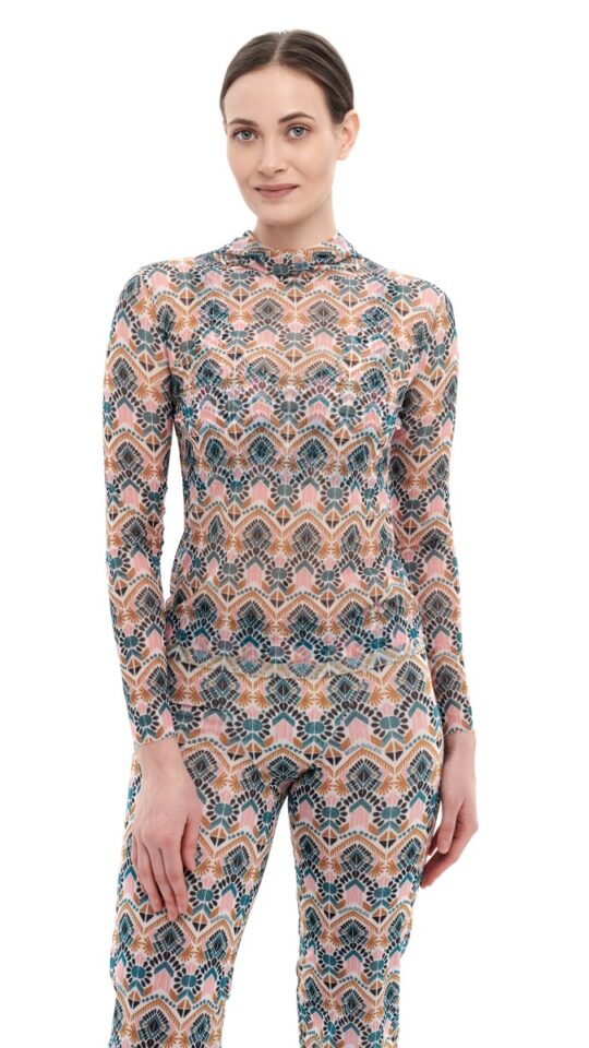 sku: 24000749 | Brand: RoDaSoleil  | Size: XSmall Small Medium Large XLarge  | Colors: Цветной  | Бренды RoDaSoleil | Пляжная одежда | Title: Футболка  КАСАБЛАНКА с капюшоном