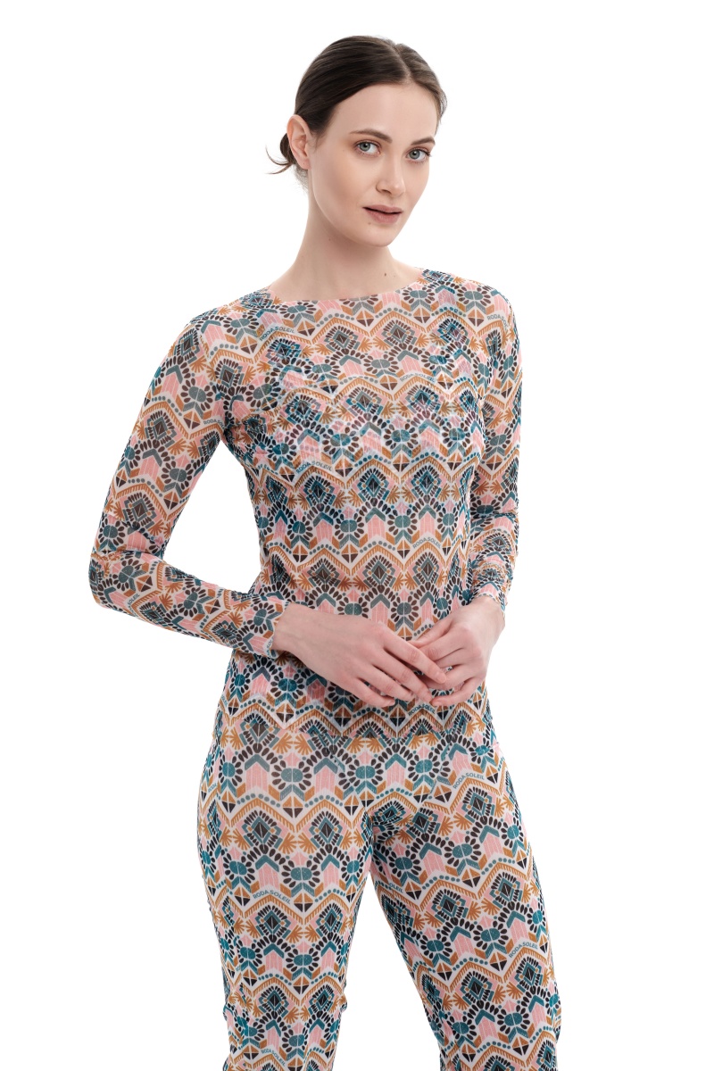 sku: 24000449 | Brand: Roda Soleil  | Size: XSmall Small Medium Large XLarge  | Colors: Цветной  | Бренды RoDa Soleil | Пляжная одежда | Title: Футболка  КАСАБЛАНКА