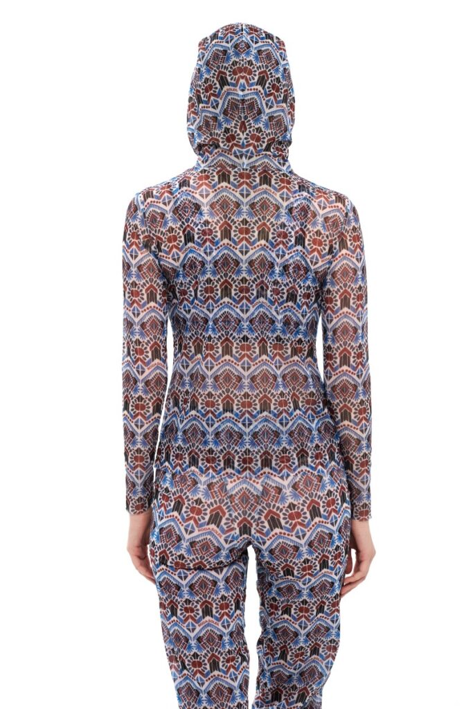 sku: 24000750 | Brand: RoDaSoleil  | Size: XSmall Small Medium Large  | Colors: Цветной  | Бренды RoDaSoleil | Пляжная одежда | Title: Футболка МАРРАКЕШ с капюшоном