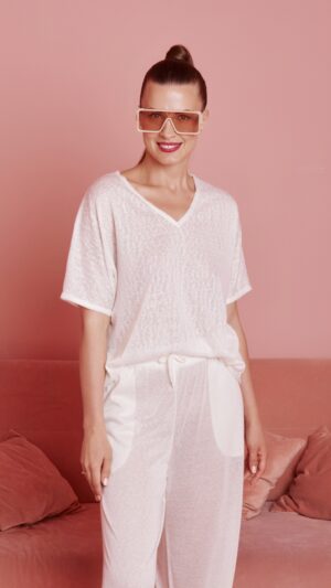 sku: BR3-MILK-VJE-WH | Brand: SHAMANI  | Size: Small Medium Large  | Colors: Белый  | Бренды SHAMANI | Пляжная одежда | Title: Брюки МОЛОКО