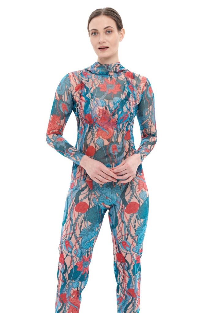 sku: 24000710 | Brand: RoDaSoleil  | Size: XSmall Small Medium Large XLarge  | Colors: Цветной  | Бренды RoDaSoleil | Пляжная одежда | Title: Футболка МОРСКИЕ ЕДИНОРОГИ с капюшоном