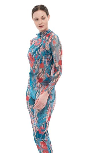 sku: 24000710 | Brand: RoDaSoleil  | Size: XSmall Small Medium Large XLarge  | Colors: Цветной  | Бренды RoDaSoleil | Пляжная одежда | Title: Футболка МОРСКИЕ ЕДИНОРОГИ с капюшоном