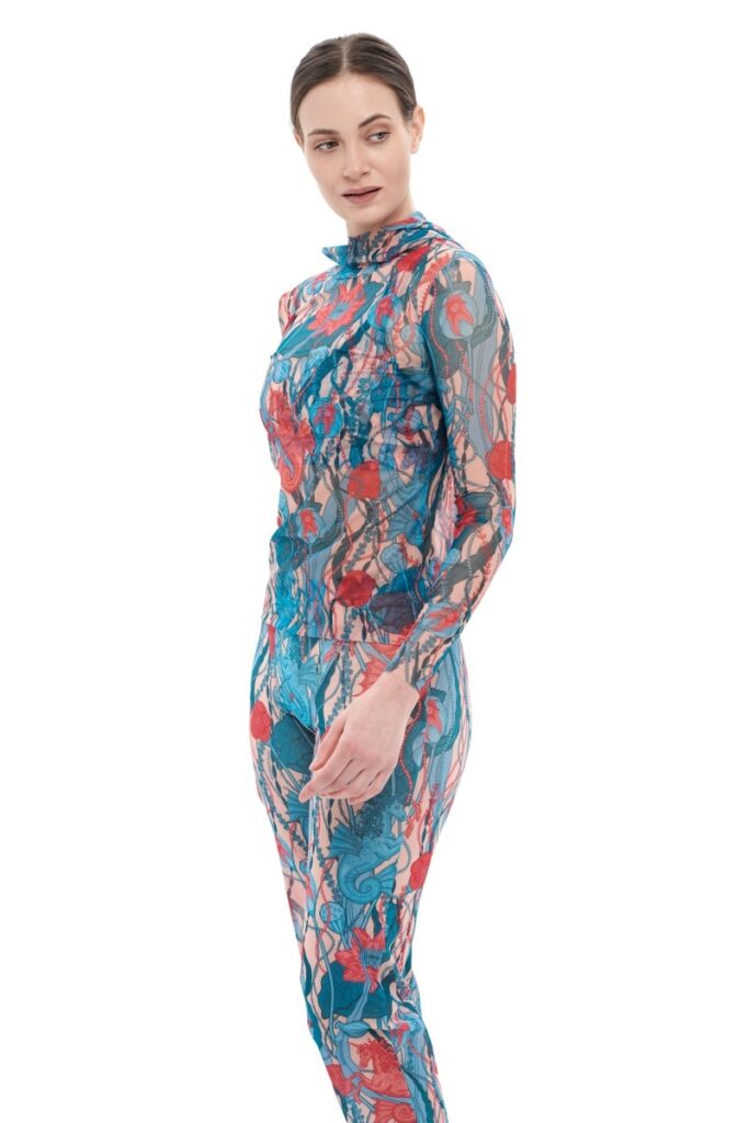 sku: 24000710 | Brand: RoDaSoleil  | Size: XSmall Small Medium Large XLarge  | Colors: Цветной  | Бренды RoDaSoleil | Пляжная одежда | Title: Футболка МОРСКИЕ ЕДИНОРОГИ с капюшоном