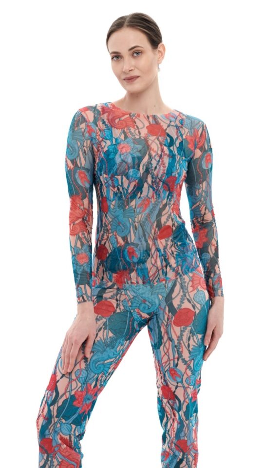 sku: 24000410 | Brand: RoDaSoleil  | Size: XSmall Small Medium Large XLarge  | Colors: Цветной  | Бренды RoDaSoleil | Пляжная одежда | Title: Футболка МОРСКИЕ ЕДИНОРОГИ