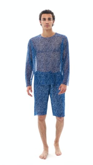 sku: 24003317 | Brand: RoDaSoleil  | Size: Small Medium Large XLarge XXLarge  | Colors: Синий  | Бренды RoDaSoleil | Пляжная одежда | Мужская коллекция Пляжная одежда | Title: Футболка РАКУШКИ