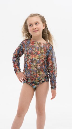 sku: 23002189 | Brand: Roda Soleil  | Size: 104 110 116 122 128 134 140 146  | Colors: Цветной  | Бренды RoDa Soleil | Детские купальники | Title: Трусы детские СТРИТ АРТ
