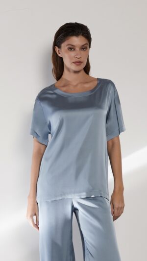 sku: 61817 | Brand: Laete  | Size: XSmall Small Medium Large XLarge XXLarge  | Colors: Светло-Коричневый Терракотовый Туманный голубой  | Бренды Laete | Пляжная одежда | Title: Футболка