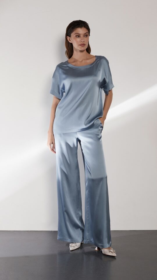 sku: 61817 | Brand: Laete  | Size: XSmall Small Medium Large XLarge XXLarge  | Colors: Светло-Коричневый Терракотовый Туманный голубой  | Бренды Laete | Пляжная одежда | Title: Футболка