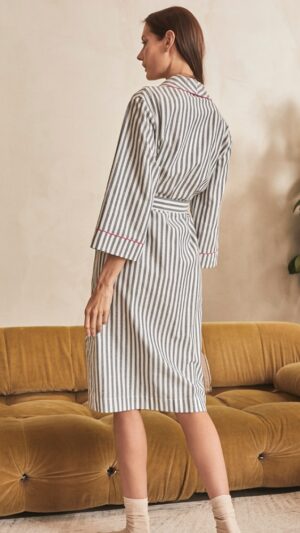 sku: 55356 | Brand: Laete  | Size: XSmall Small Medium Large XLarge XXLarge  | Colors: Сине-белый  | Бренды Laete | Домашняя одежда Халаты | Title: Халат