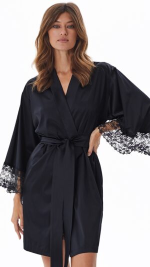 sku: 61843 | Brand: Laete  | Size: XS/S M/L  | Colors: Черный  | Бренды Laete | Домашняя одежда Халаты | Title: Халат