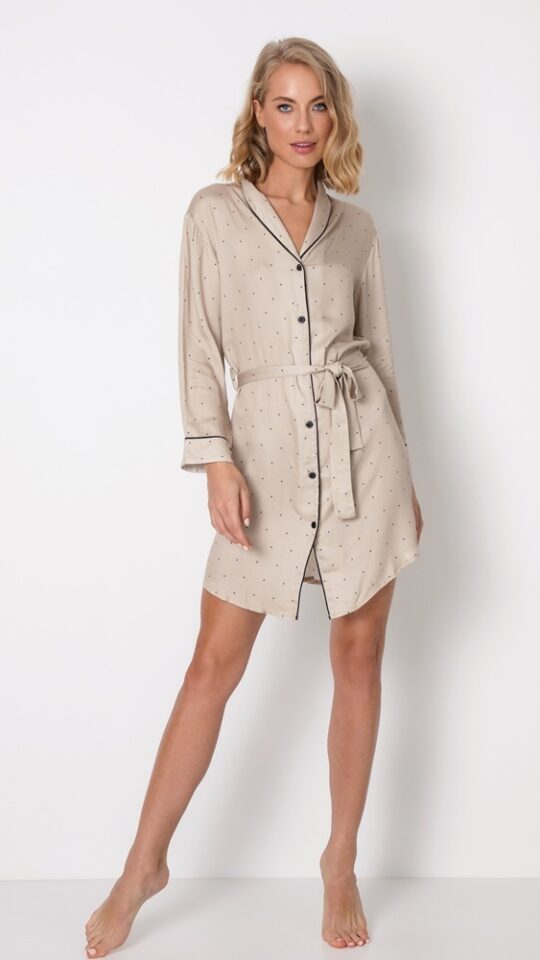 sku: AMBER | Brand: Aruelle  | Size: XSmall Small Medium Large XLarge XXLarge  | Colors: Бежевый  | Бренды Aruelle | Домашняя одежда Халаты | Title: Халат AMBER