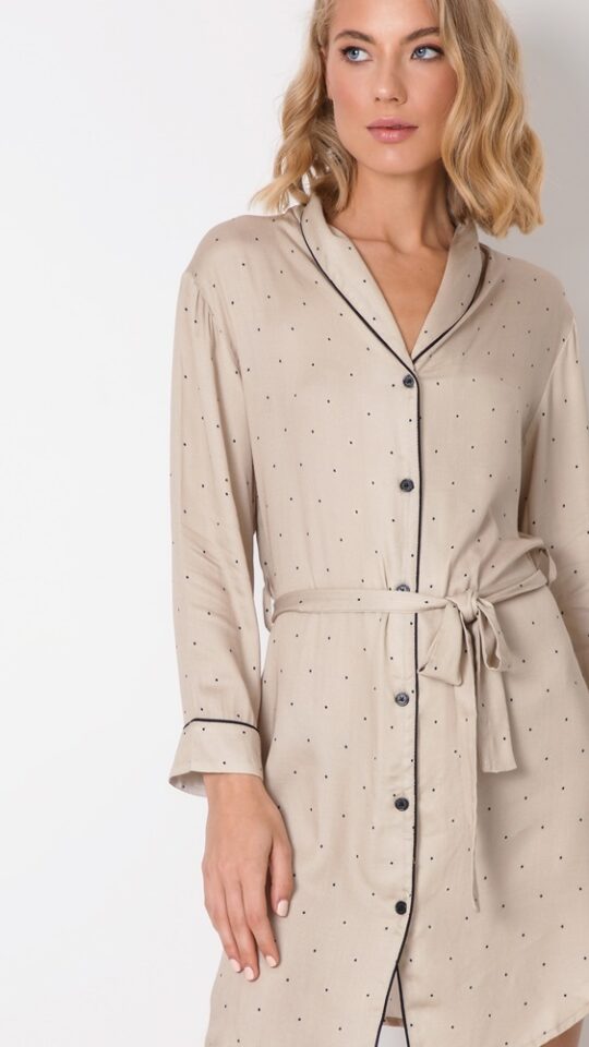 sku: AMBER | Brand: Aruelle  | Size: XSmall Small Medium Large XLarge XXLarge  | Colors: Бежевый  | Бренды Aruelle | Домашняя одежда Халаты | Title: Халат AMBER