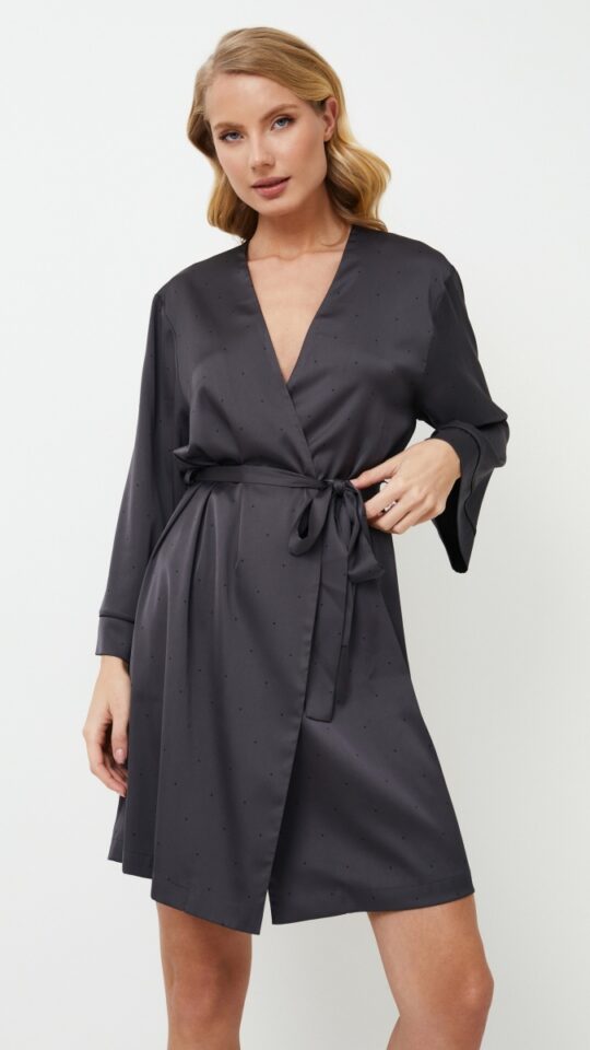 sku: AURORA | Brand: Aruelle  | Size: XSmall Small Medium Large XLarge  | Colors: Графит  | Бренды Aruelle | Домашняя одежда Халаты | Title: Халат AURORA