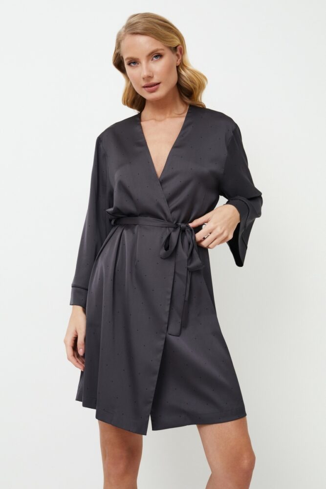 sku: AURORA | Brand: Aruelle  | Size: XSmall Small Medium Large XLarge  | Colors: Графит  | Бренды Aruelle | Домашняя одежда Халаты | Title: Халат AURORA