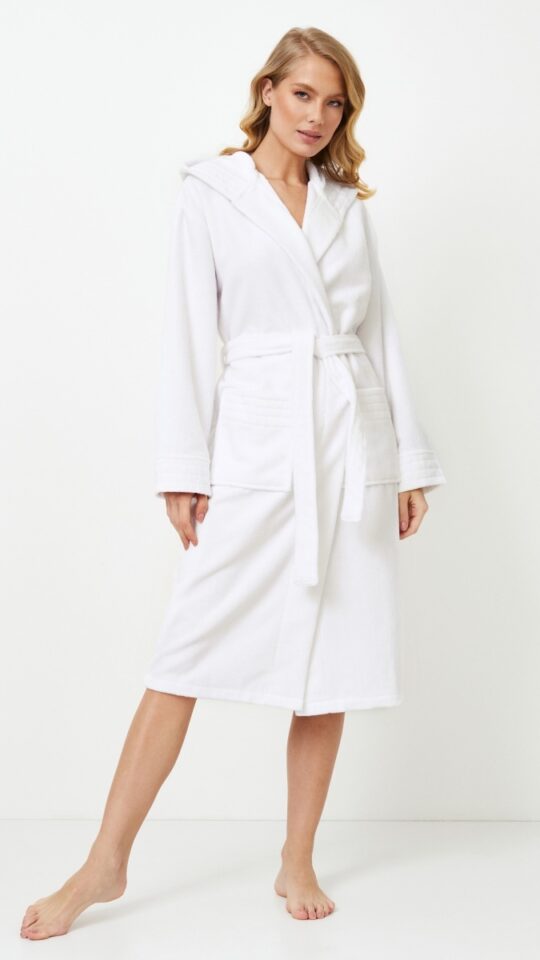 sku: ELIZA | Brand: Aruelle  | Size: XSmall Small Medium Large XLarge XXLarge  | Colors: Белый  | Бренды Aruelle | Домашняя одежда Халаты | Title: Халат ELIZA