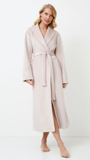 sku: ELLA | Brand: Aruelle  | Size: XSmall Small Medium Large XLarge  | Colors: Светло-бежевый  | Бренды Aruelle | Домашняя одежда Халаты | Title: Халат ELLA