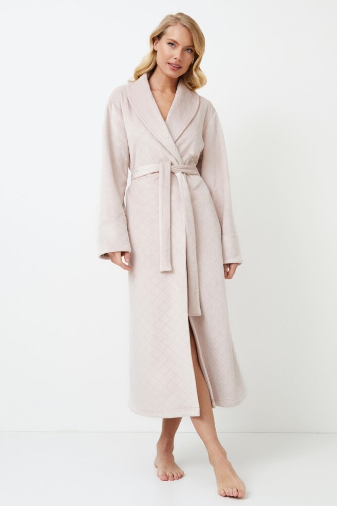 sku: ELLA | Brand: Aruelle | Size: XSmall Small Medium Large XLarge | Colors: Светло-бежевый | Бренды Aruelle | Домашняя одежда Халаты | Title: Халат ELLA