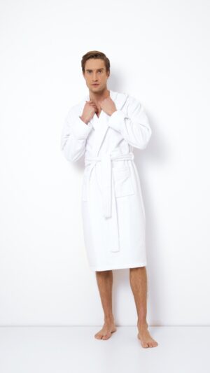 sku: EMERSON | Brand: Aruelle  | Size: Small Medium Large XLarge XXLarge  | Colors: Белый  | Бренды Aruelle | Мужская домашняя одежда Халаты | Title: Халат EMERSON