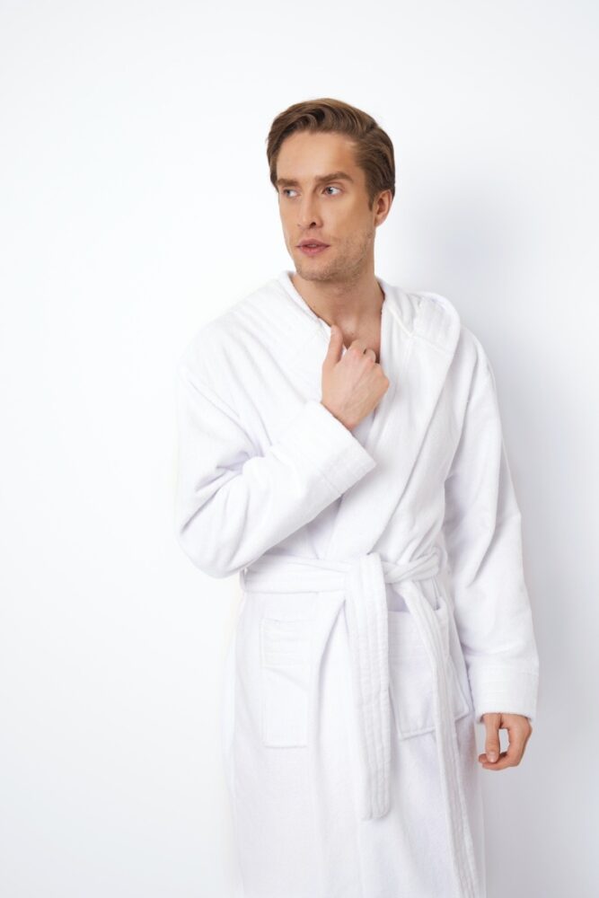sku: EMERSON | Brand: Aruelle  | Size: Small Medium Large XLarge XXLarge  | Colors: Белый  | Бренды Aruelle | Мужская коллекция Халаты | Title: Халат EMERSON