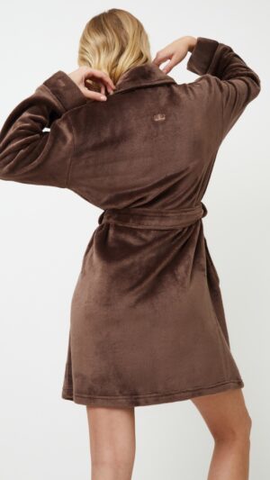 sku: EVA | Brand: Aruelle  | Size: XSmall Small Medium Large XLarge XXLarge  | Colors: Шоколадный  | Бренды Aruelle | Домашняя одежда Халаты | Title: Халат EVA