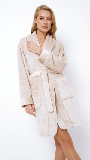 sku: EVA | Brand: Aruelle  | Size: XSmall Small Medium Large XLarge XXLarge  | Colors: Кремовый  | Бренды Aruelle | Домашняя одежда Халаты | Title: Халат EVA