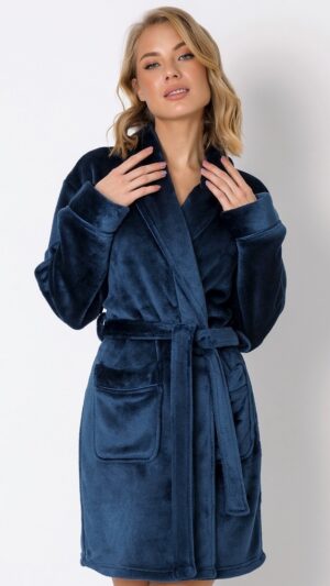 sku: EVE BLUE | Brand: Aruelle  | Size: Small Medium Large XLarge  | Colors: Темно-синий  | Бренды Aruelle | Домашняя одежда Халаты | Title: Халат EVE