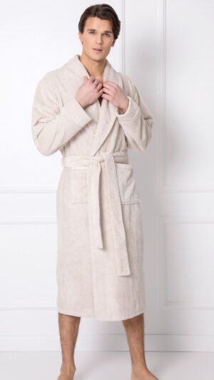 sku: FERNAND BEIGE | Brand: Aruelle  | Size: Small Medium Large XLarge XXLarge  | Colors: Бежевый  | Бренды Aruelle | Мужская домашняя одежда Халаты | Title: Халат FERNAND