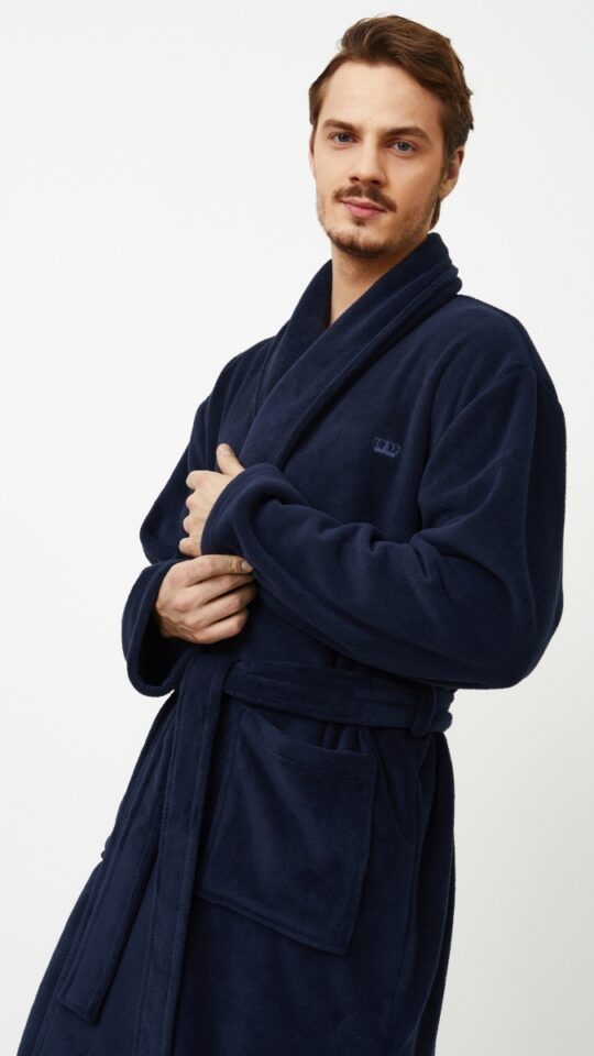 sku: GERALD | Brand: Aruelle  | Size: Small Medium Large XLarge XXLarge  | Colors: Темно-синий  | Бренды Aruelle | Мужская коллекция Халаты | Title: Халат GERALD