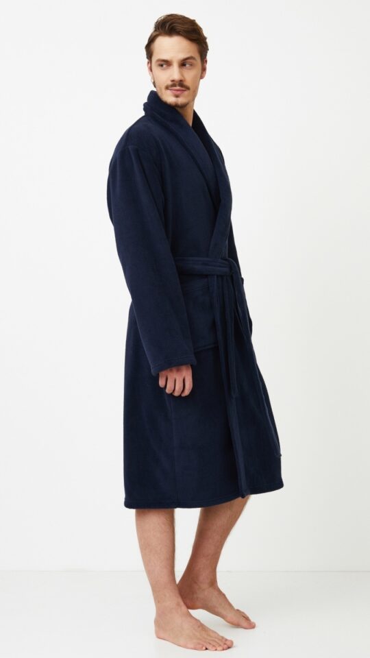 sku: GERALD | Brand: Aruelle  | Size: Small Medium Large XLarge XXLarge  | Colors: Темно-синий  | Бренды Aruelle | Мужская коллекция Халаты | Title: Халат GERALD