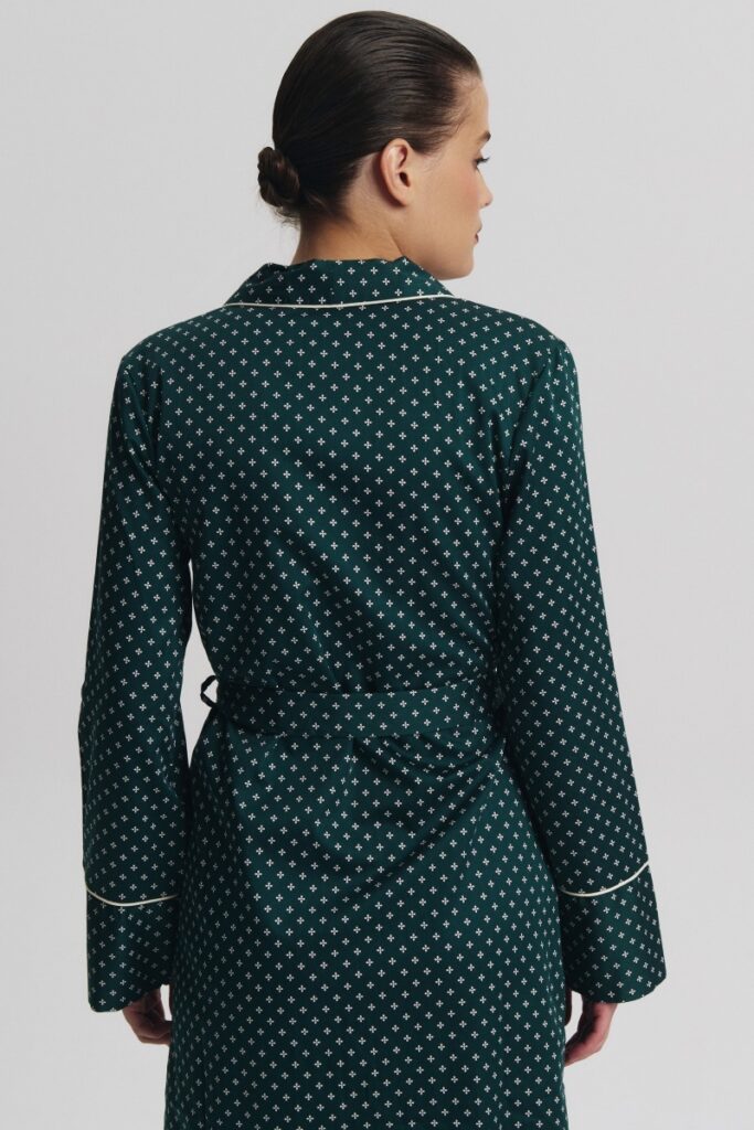 sku: GRISELLE | Brand: Aruelle  | Size: XSmall Small Medium Large XLarge XXLarge  | Colors: Зеленый  | Бренды Aruelle | Домашняя одежда Халаты | Title: Халат GRISELLE