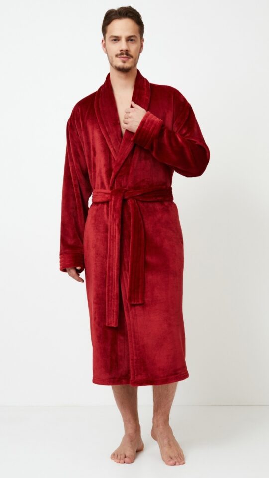 sku: HENDRIX | Brand: Aruelle  | Size: Small Medium Large XLarge XXLarge  | Colors: Бургундское вино  | Бренды Aruelle | Мужская коллекция Халаты | Title: Халат HENDRIX