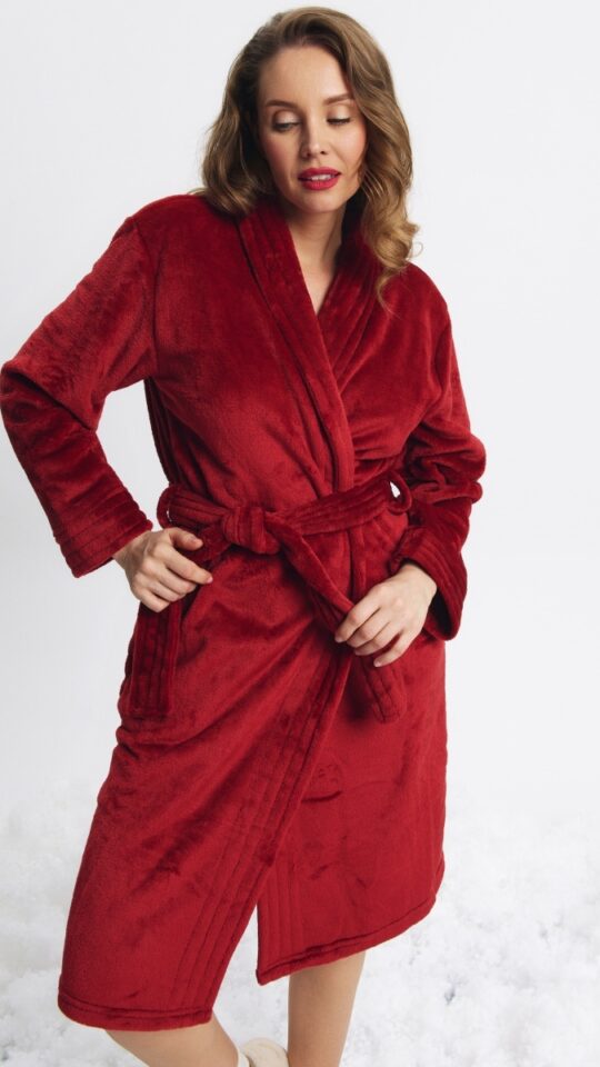 sku: HOLLY | Brand: Aruelle  | Size: XSmall Small Medium Large XLarge XXLarge  | Colors: Бургундское вино  | Бренды Aruelle | Домашняя одежда Халаты | Title: Халат HOLLY